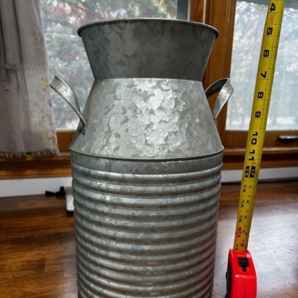 Large Metal Vase